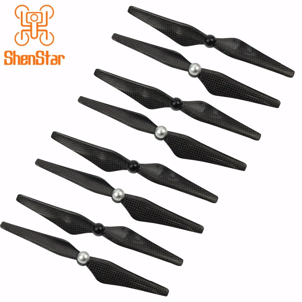 مروحة ذاتية الشد من ألياف الكربون بغطاء لولبي ، قفل ذاتي لـ DJI Phantom 1 ، 2 ، 3 ، 4 أزواج ، قطع غيار الطائرة