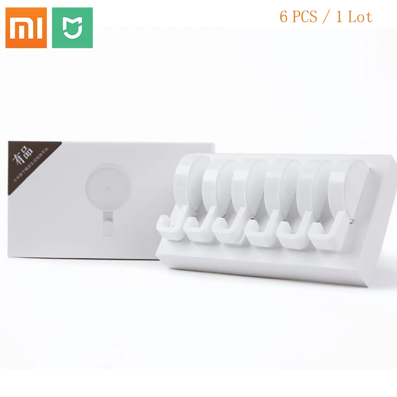 

Крючок Xiaomi smart Mihome Happy Life белый, 6 шт., подходит для ванной, спальни, кухни, стен, максимальная нагрузка 3 кг, для xiaomi life