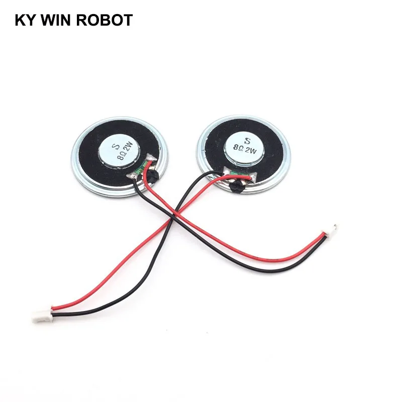 2 sztuk/partia nowy ultra-cienki głośnik 8 ohm 2 watt 2 W 8R głośnik średnica 40MM 4CM grubość 5MM z PH2.0 terminal drutu długość 10CM