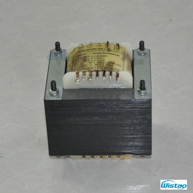 

IWISTAO Power Transformer for Tube Amp 2A3 Single-ended 0.35 Z11 Silicon Steel Plate 290-0-290V/0.2A 6.3V/3A 5V/3A 2.5V/3A HIFI