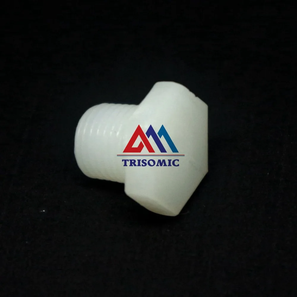 G1/8 "Rohr End Kappe Stecker mit zoll-gewinde g-gewinde Material PE