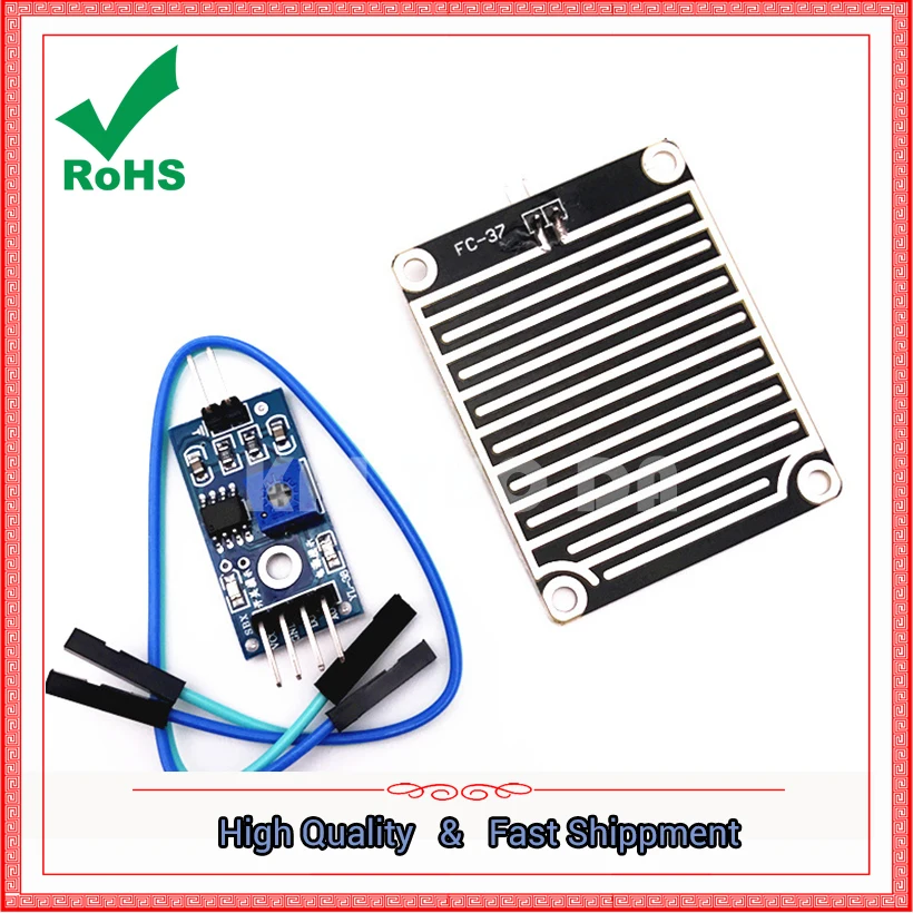 Raindrop Rainwater Module Rain Leaf Sensor Module High Sensitive Weather Sensor Module Board