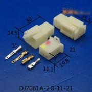 DJ7061A-2.8-11-21 DJ7061 2.8 11 21 6p storage battery electric connector and Pin wiring harness plug connectors 2.8 car plug