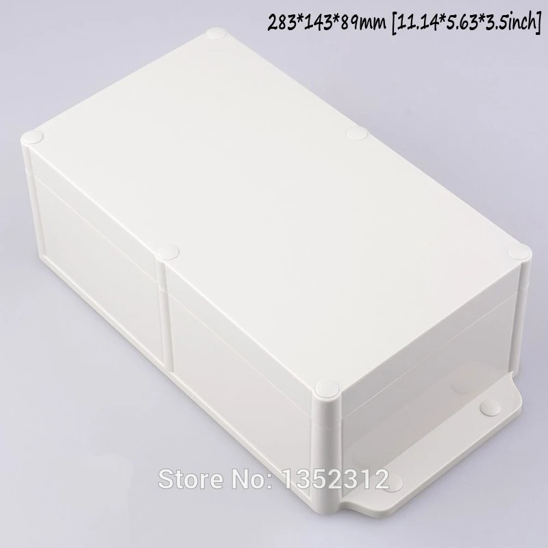 One pcs 283*143*89mm ip68 waterproof plastic enclosure for electronic junction box wall mount waterproof project box control box