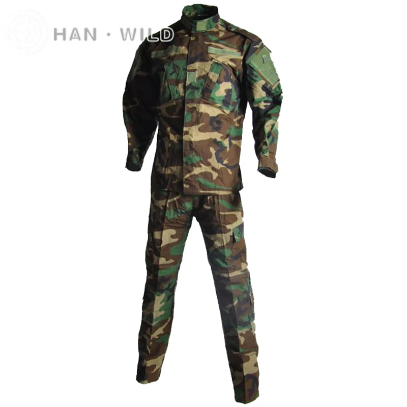 Military Camouflage Hunting Clothes for Men Ghillie Suit Tactical Army Uniform Long Sleeve Army Shirt Hunting Clothing