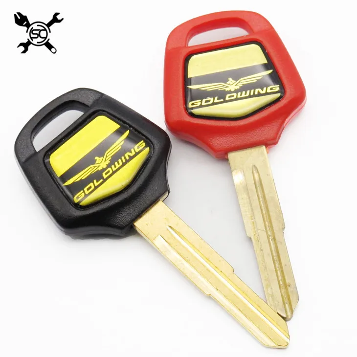 

2 Pcs 2 Color Blank Key Uncut Blade Keys Fits For GL1800 2001-2011 02 03 04 05 06 07 08 09 10