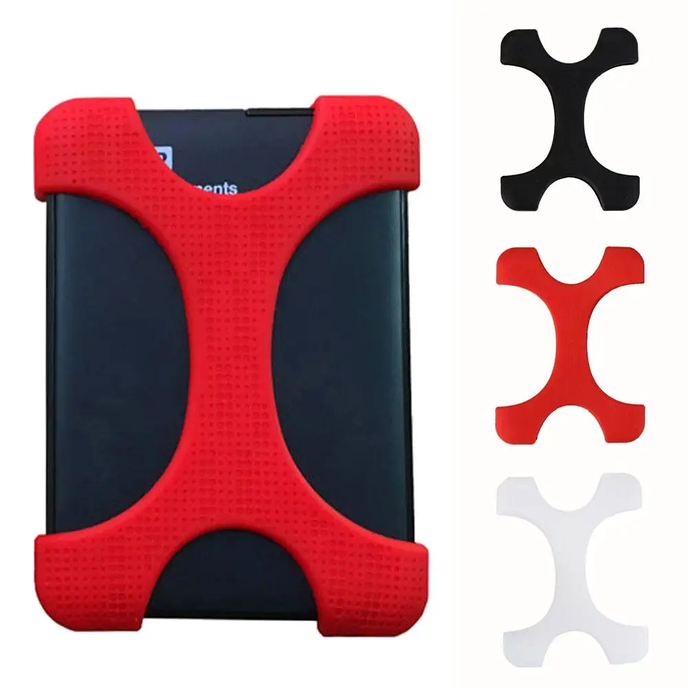 4 Colors 2.5" Shockproof Hard Drive Disk HDD Silicone Case Cover Protector for Seagate Backup Plus External Hard Drive