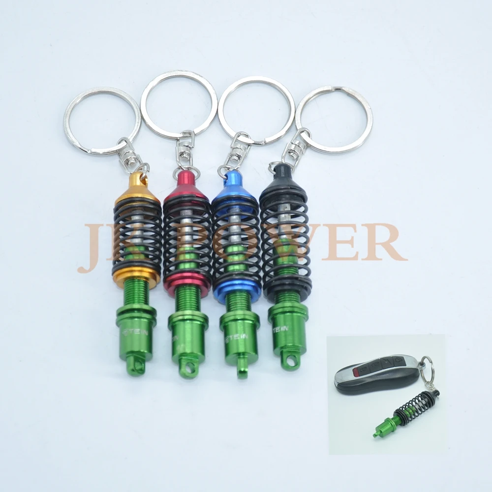 JK Aluminum Metal Turbo Tuning TEIN Damper Shock Adjustable Coilover Keyring Car Key Chain Key Ring