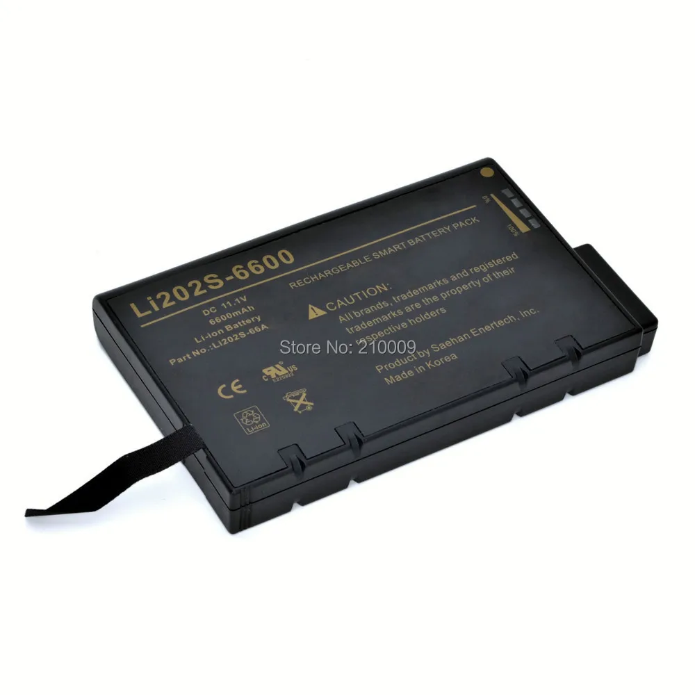 Replacement for  goldway ECG battery LI202S-6600 Li202S-60A G50 G60 Medical battery