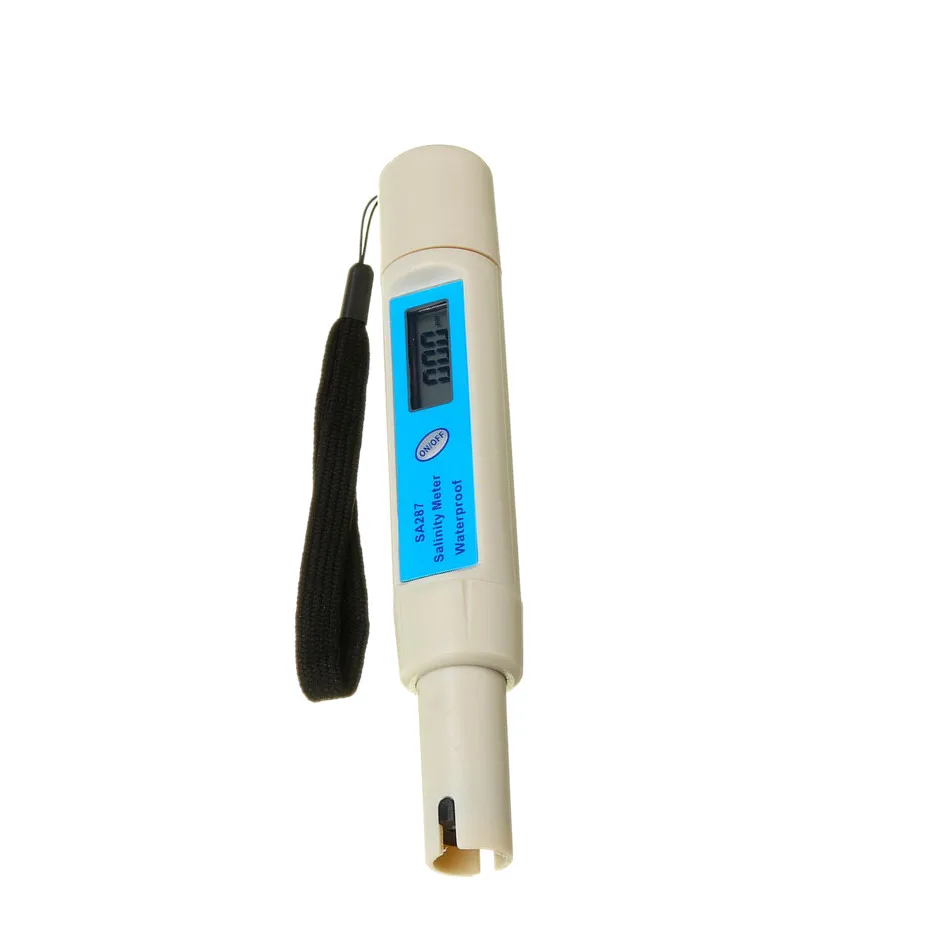 SA287 Salinity Meter Pen Type Digital Salinity Refractometer Automatic Temperature Compensation Waterproof