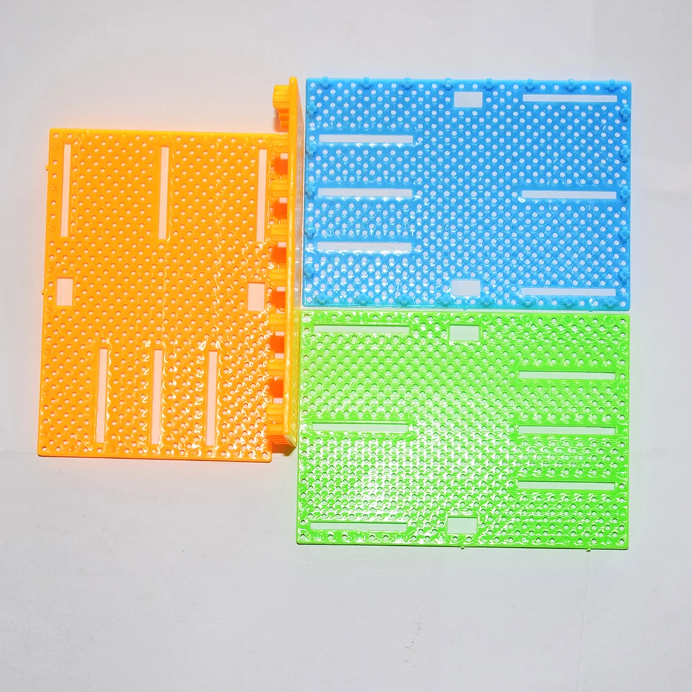 1/10pcs 85x120mm Function desk panel/DIY car shell plate/perforated plastic dron rc car plane robot kids toys for boys diy baby