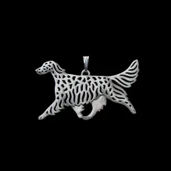 Hot Sale Pet Dog Shaped Jewelry Pendants English Setter Movement Pendants