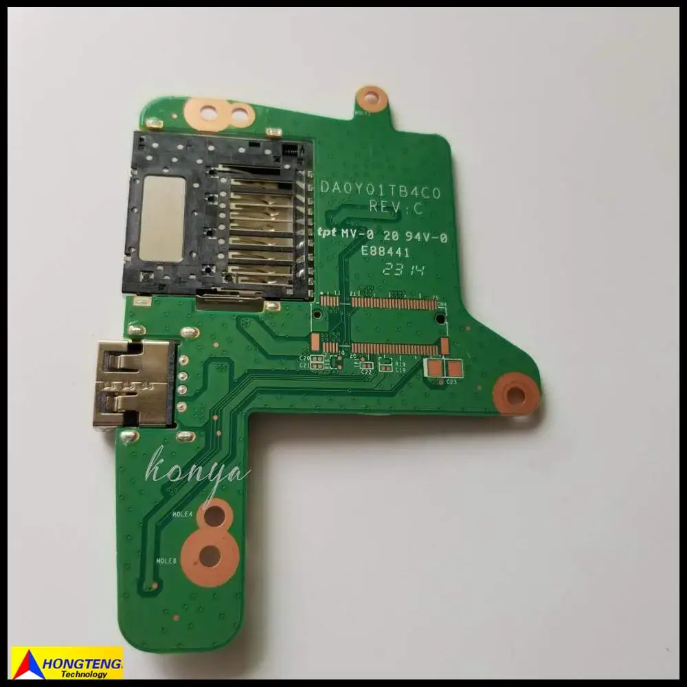 Used For Hp Chromebook 14-q Card Reader USB Port Board DA0Y01TB4C0 39Y01UB0010 Test OK free shipping