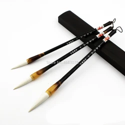 3Pcs/set Chinese Calligraphy Brushes Pen For Excellent quality Woolen Hair Writing Brush Fit For Student School supplies