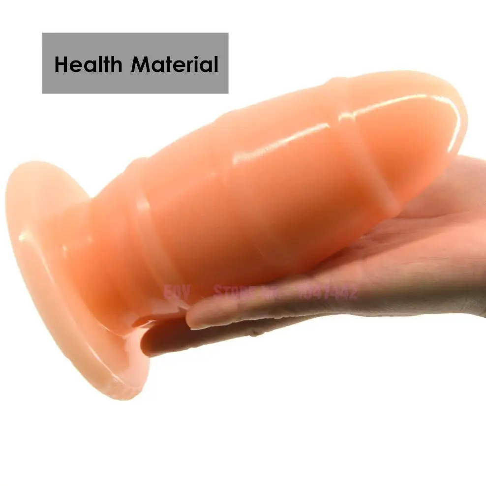 FAAK Baseball Shape Anal Toys, Max Dia 6.8cm Anal Plug Big Medical PVC Material Large Butt Plug, Gay Anal Ball Sex Toys.