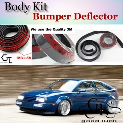 Bumper Lip Deflector Lips For Volkswagen VW Corrado Front Spoiler Skirt For TopGear Friends to Tuning / Body Kit / Strip