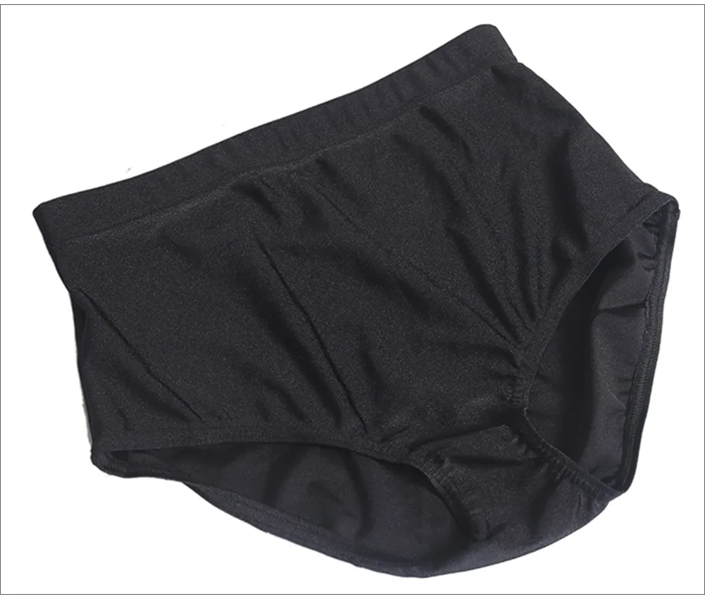 Speerise Adult Cheer Brief Womens Black Mid Waist Jazz Spandex Dance Shorts Ballet Workout Excerise Dance Briefs