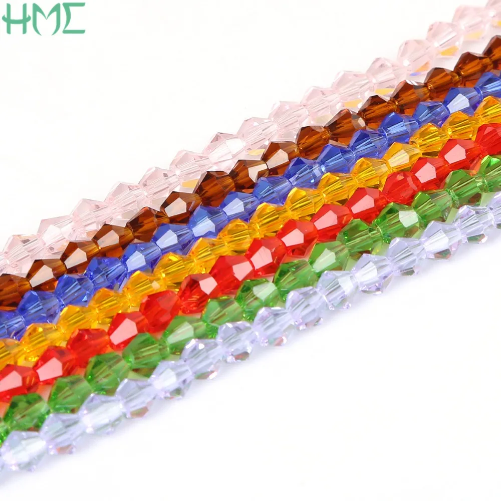 3mm Approx 135 pcs High Quality Faceted Loose Spacer Round Crystal Glass Beads For DIY Jewelry Bracelet Making 26 Colors