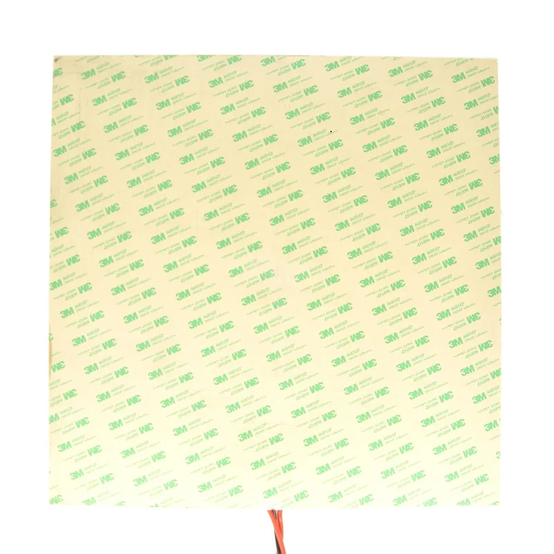 400mm 12V 400W Silicone Rubber Flexible Heater Pad with  3M Tape or adhesive on the back