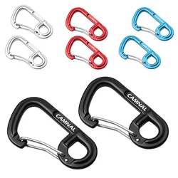 MagiDeal Keychain Carabiner Clip 2Pcs Wiregate Carabiner Keychain for Hammock, Camping, Backpacking, Dog Leash