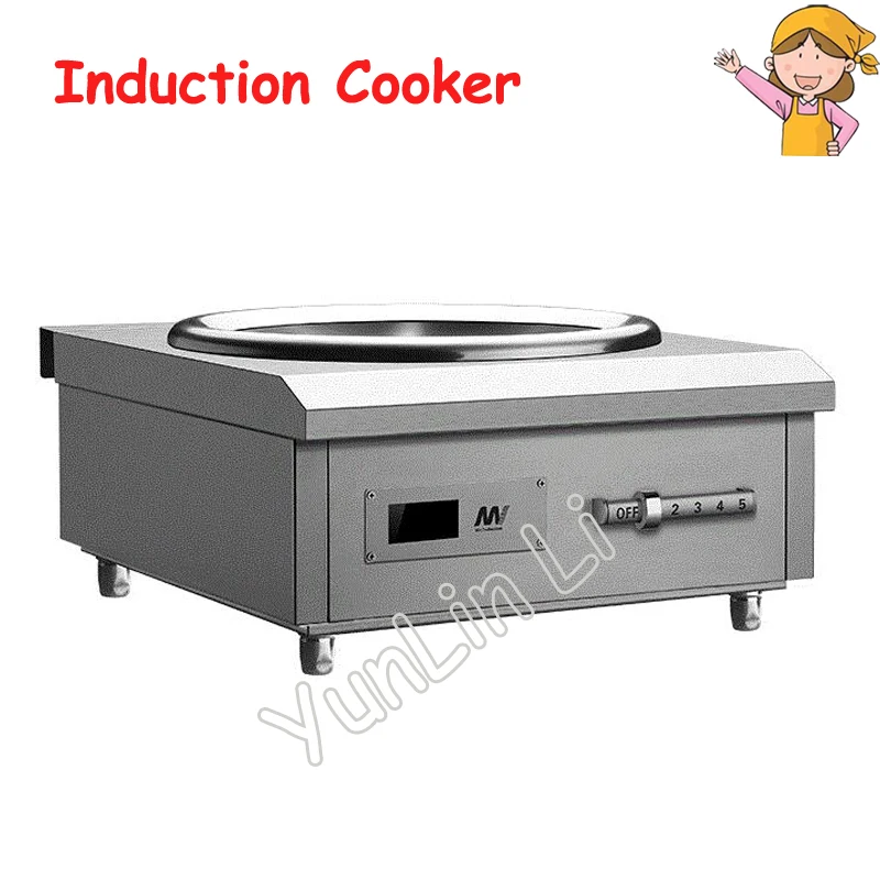 Induction Cooker Electromagnetic Stove Industrial Electric Frying Furnace Cooking Heat Food