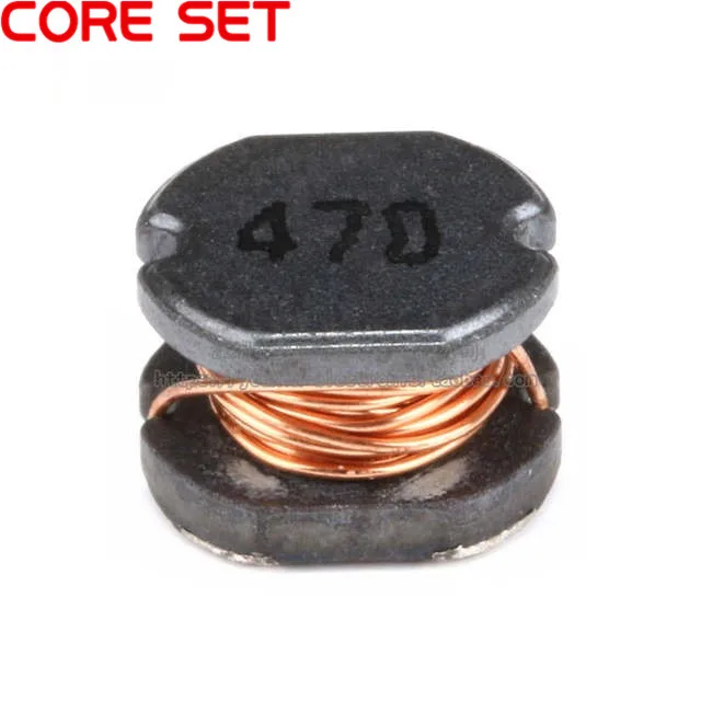 65PCS 13Values CD43 SMD Power Inductor Assortment Kit 2.2UH-470UH Chip Inductors High Quality CD43 Wire Wound Chip