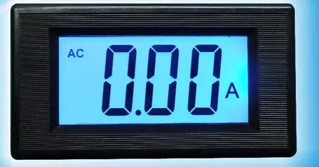 1PC LCD Digital Display Ampere Meter Ammeter Amp Panel Gauge AC2A/5A/10A/20A/30A/40A/50A/100A/200A/300A/500A 75mV YB5135D