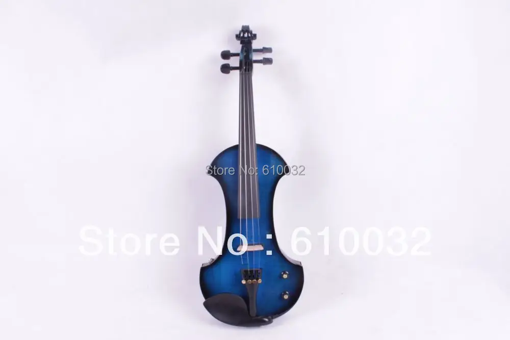 

4/4 Electric Violin Solid wood 19--29# blue and black color 4string