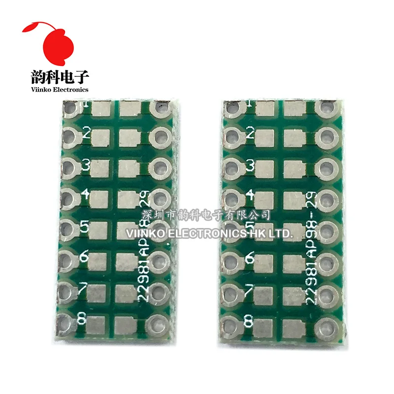 10pcs 0805 0603 0402 to DIP Transfer Board DIP Pin Board Pitch Adapter keysets