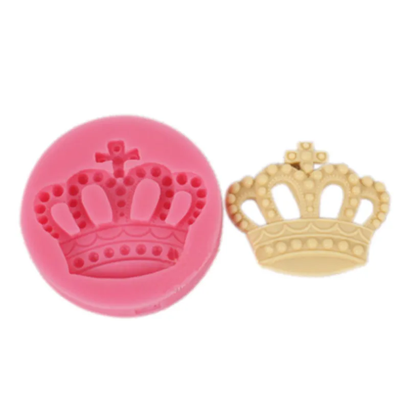 Luyou New Arrival Crown Shape  Silicone Fondant Chocolate Mold DIY Silicone Fondant Cake molds For  Cake Decorating  Tools FM164