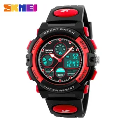 SKMEI Children Watches Cute Kids Sports Cartoon Watch For Girls Boys Waterproof Children's Digital LED Wristwatches