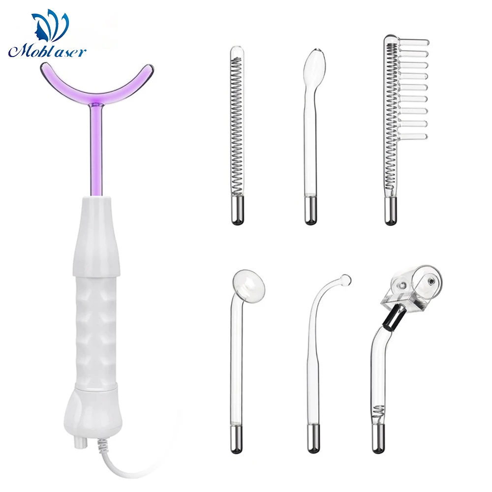 7 in 1 High Frequency EMS Facial Beauty Machine Face Skin Lifting Tighten Whiten Care Device Remove Wrinkle Fine Lines Acne Spot