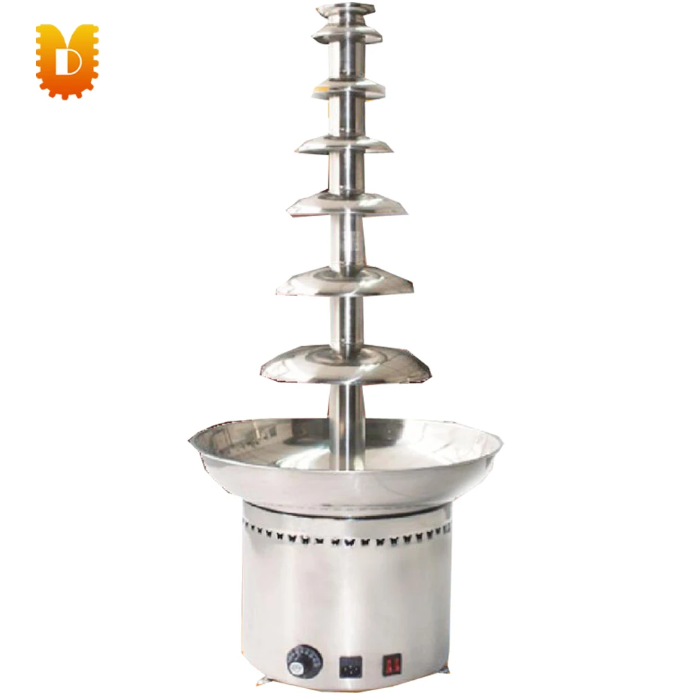 Fontaine à chocolat en acier inoxydable 201, 7 couches
