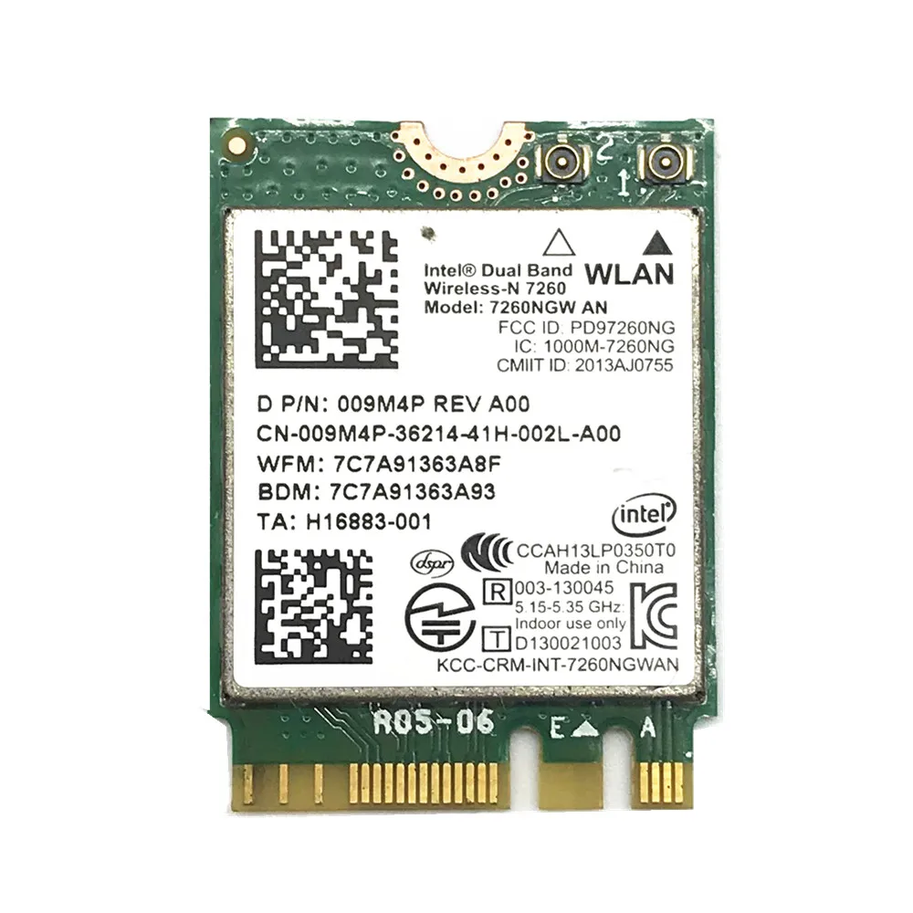 Per Intel wireless-n 7260 7260NGW AN Wifi 300Mbps Dual Band compatibile Bluetooth 4.0 802.11n 2.4G/5Ghz Wlan Network Card