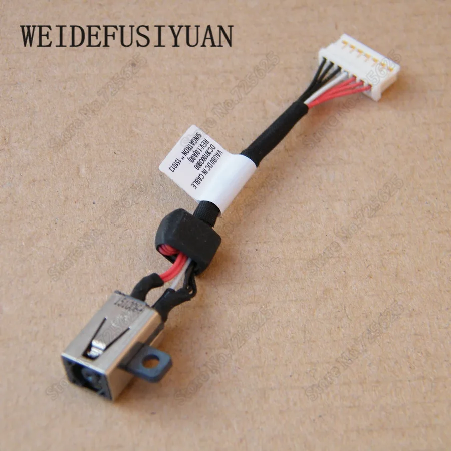 

New DC Power Jack Harness For Dell Precision M3800 XPS 15 9530 9550 7590 Charging Port Connector Socket Cable DC30100X200