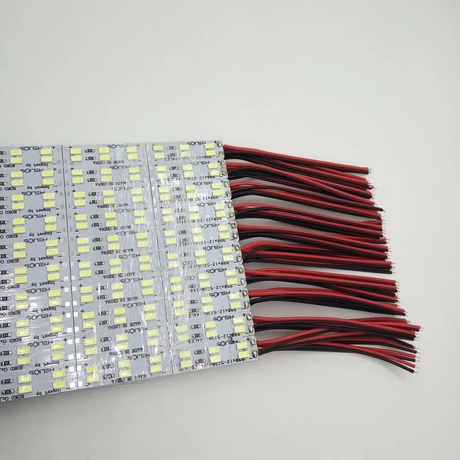 

50pcs*100cm Factory Wholesale Double row DC 12V,144/168 SMD 5630 LED Hard Rigid LED Strip Bar Light Supper bright brightness