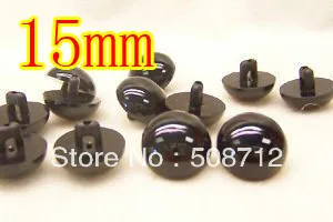 

Free shipping!!!!100pairs 15mm Round button SLIT PUPIL Plastic Sew-On EYES Black Sale Dragons, Cats, Sewing