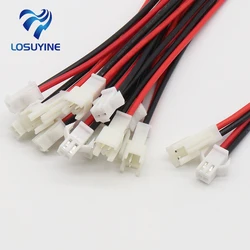 Promotion! 10Pairs 10cm Long JST SM 2Pins Plug Male to Female Wire Connector