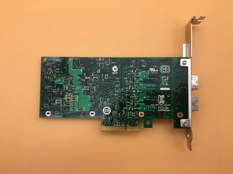 1 جيجابايت في الثانية 2-ميناء LC الألياف PCI-اكسبرس X4 جيجابت إيثرنت خادم محول NIC I350-F2 شحن مجاني