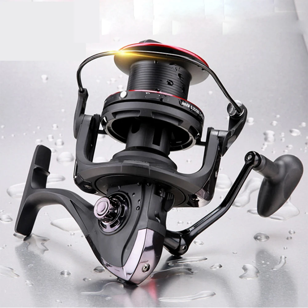 Lizard Fishing Big Spool for Carp Feeder 10000 Series Long Casting Surf Spinning 4.1:1 Ratio Reel