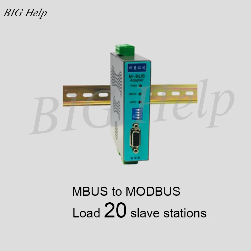 MBUS/M-BUS to MODBUS-RTU Converter RS485/232 (20 Load) KH-MR-M20