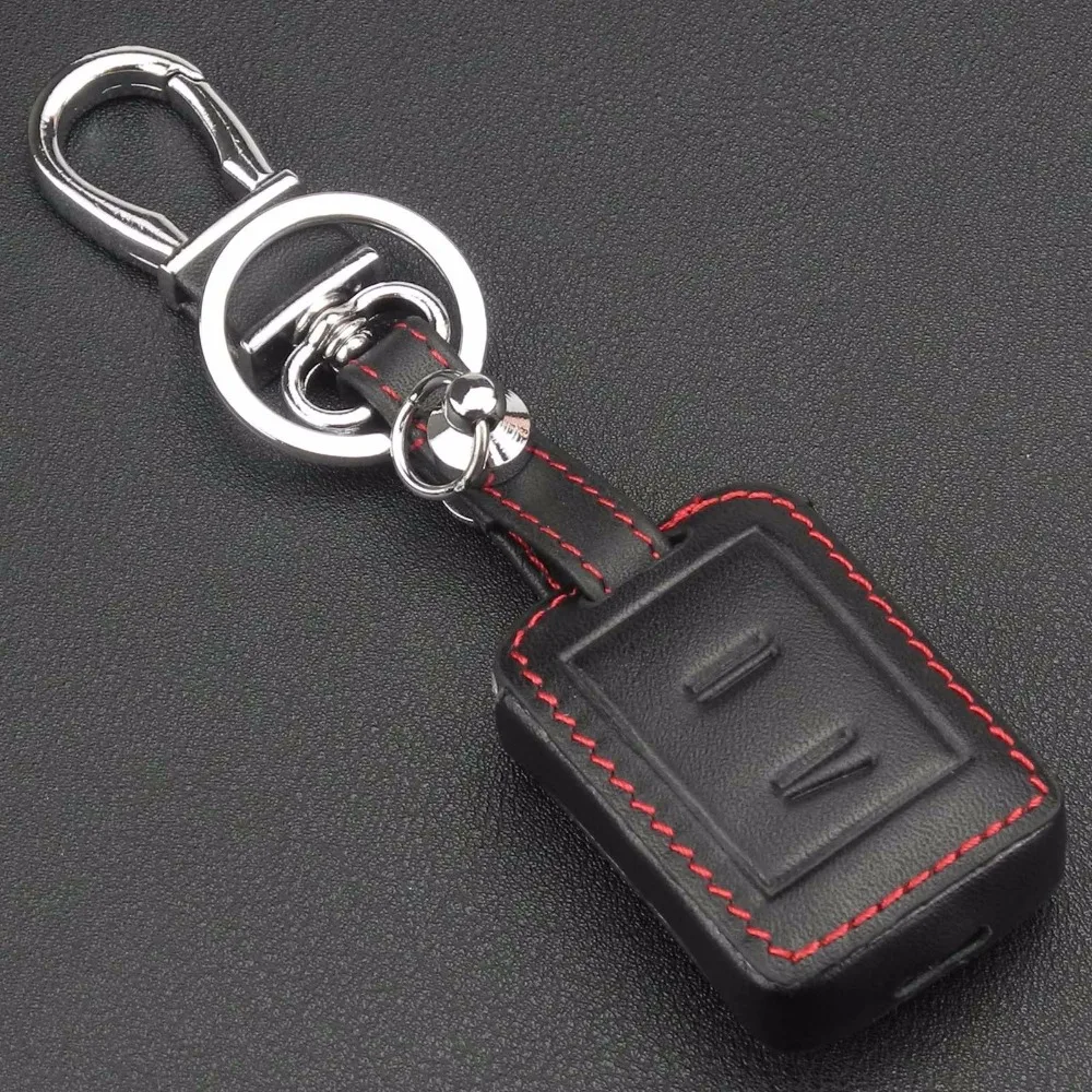 jingyuqin Remote 2 Buttons Leather Car Key Case Cover For Opel Corsa Combo Meriva Remote Styling Cover Case Holder