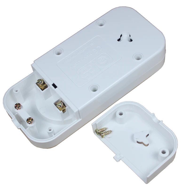 2023 nuovo design 2 prese presa di prolunga USB europea 5V 2A LE-02 colore bianco