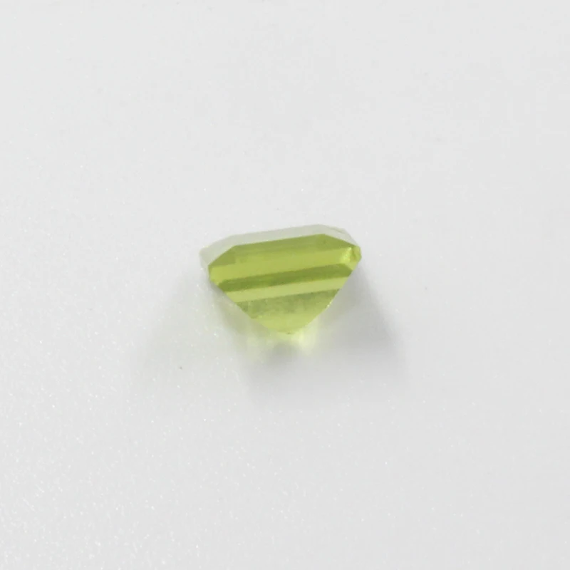 Exorcism gemstone of Egypt natural peridot gemstone 6 mm princess square cut peridot loose gemstone wholesale price beads