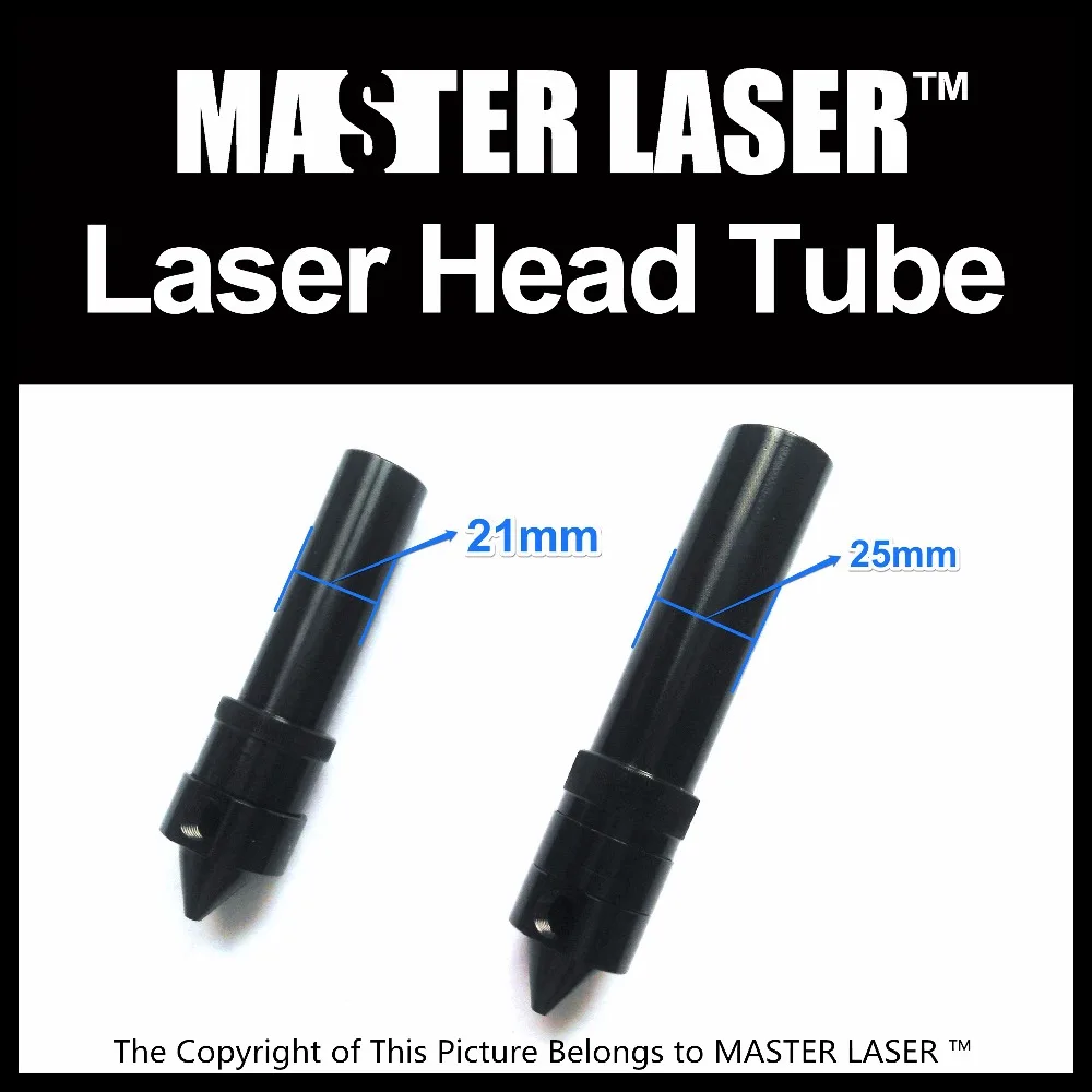 Best Quality CO2 Laser Head Tube Dia 25mm Dia 20mm for DIY CO2 Laser Engraving Cutting Machine