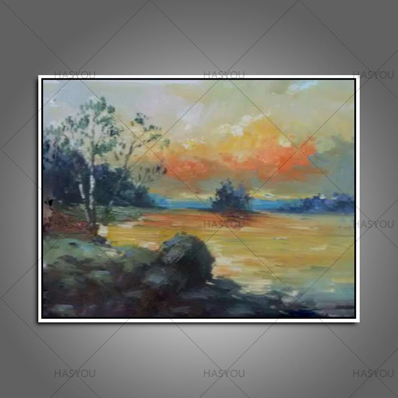 Frameless canvas oil painting New arrival best gift 100%  handmade Oil Painting On Canvas for home decorative wall art picture