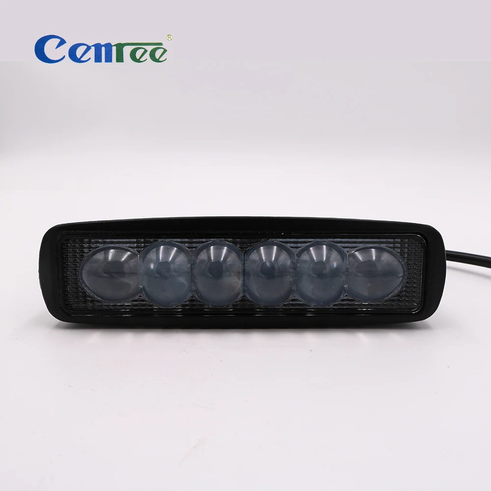 CENREE 1Pcs 18W 1080LM 9-30V IP67 6000K White light  Spot LED Offroad Lamp Worklight for Off Road ATV Car LED Light Bar