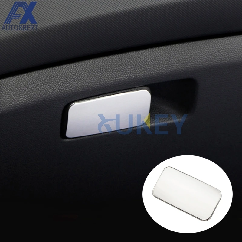 For Hyundai Creta 2015 2016-2019 Chrome Glove Box Cover Garnish Sticker Interior Styling Trim Center Console Molding