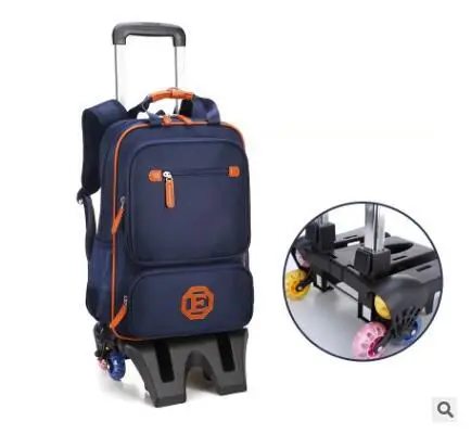 Kids Wheeled Backpack Children Travel Luggage Backpack Bag on wheels trolley backpack for School Girls Rolling Bag with wheels