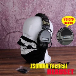 Element airsoft Z-TAC anti-noise Sordin tactical Headset Noise Canceling IPSC Headphone for Airsoft Hunting ( z111)